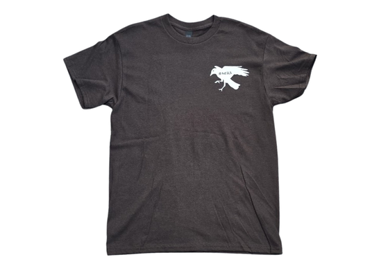 Crow Graphic Shirt (Brown)