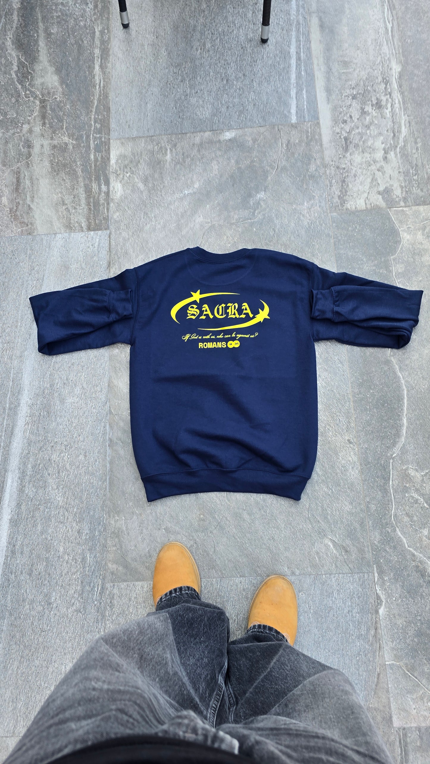 Star/Roman Crewneck (Blue)